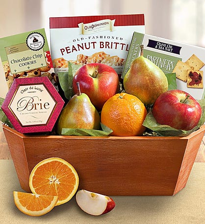 Fresh From The Orchard Fruit Gift Basket